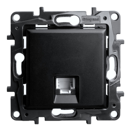 Telefonsteckdose RJ11 schwarz Niloe Step 863555