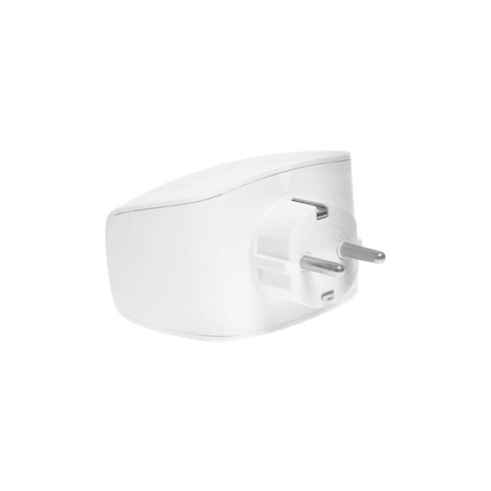 Steckdosenadapter mit zwei 230V Steckdosen Schuko W-32001