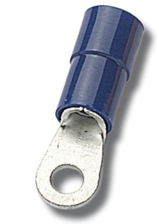 100 Stk Rohrkabelschuhe Kabelschuhe Ring isoliert 2,5mm M6 EM00231