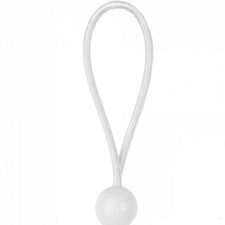 10 Stk. Spanngummi Set mit Kugel 10x20cm weiss Bradas BCB-0520WH-B