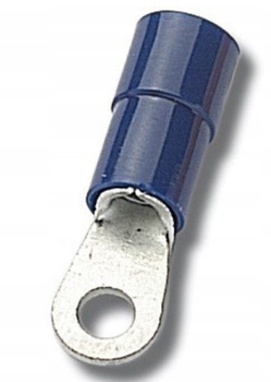 100 Stk Rohrkabelschuhe Kabelschuhe Ring isoliert 2,5mm M8 EM00237