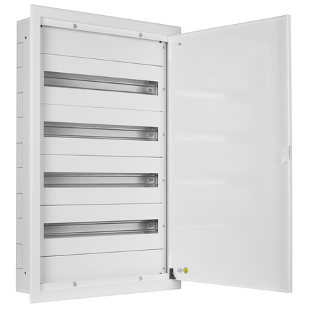 Doktorvolt Verteilerkasten Unterputz Sicherungskasten aus Metall 96 Module 4-reihig IP30 MP96/4/24