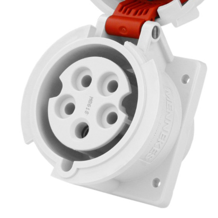 Mennekes CEE Einbausteckdose 32A 5p 400V IP67 gerade Typ Anbausteckdose 240A