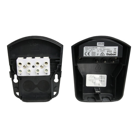 Bewegungsmelder Außenbereich 360 St. IP55 theLuxa S360 schwarz TH-1010511