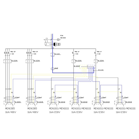 Baustromverteiler Stromverteiler TD-S/FI 2x16A 4x230V Doktorvolt DV-6565-D