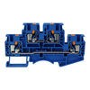 Reihenklemme 4mm2 4 Leiter Doppelstockklemme Etagenklemme Blau DSKK4-01P-12-00A(H)