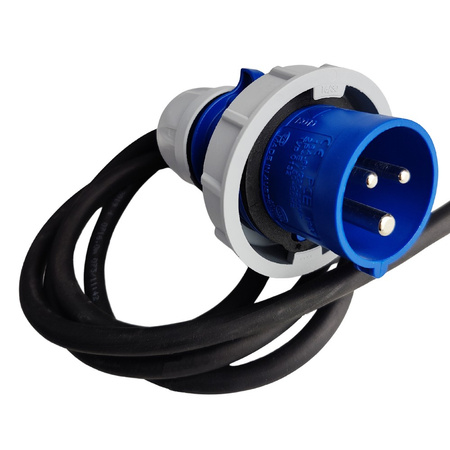 Marlanvil CEE Camping Adapterleitung Mehrfachsteckdose 3x 16A 3P 230V mit 1,5m Kabel IP67 6.80132.1