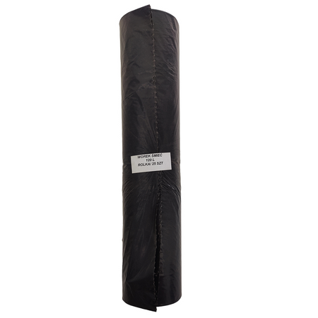 Müllsäcke zur Mülltrennung WOJAFKO 120L/25 Stück – Verschiedene Farben, Reißfest & Umweltfreundlich DV-202