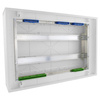 Verteilerkasten IP54 DARP-48 2x24 Unterputz Alutür Unterverteiler Sicherungskasten E-P 9.224