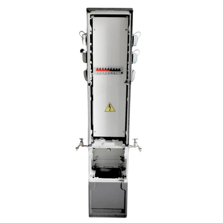 Campingverteiler Campingsäule CV-CAMP 4x230V/2P+E 2xCamp/3P Wasseranschluss DV-1451-F