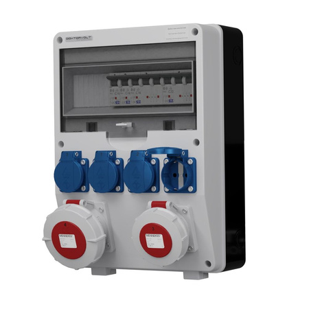 Stromverteiler TD-S 32A 16A 4x230V IP54 Doktorvolt® DV-0069-D