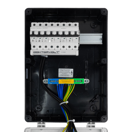 Baustromverteiler 32A 16A CEE 4x230V mit LS-Schalter TGD-S Stromverteiler Wandverteiler Doktorvolt DV-6036-D