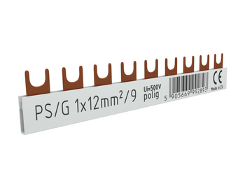 1P Phasenschiene Gabel 9-polig 12mm2 PS/G Schiene Sammelschiene 80A DV 2893