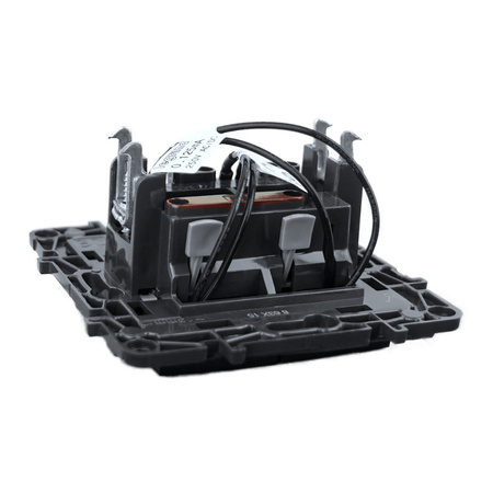 Doppelschalter beleuchtet schwarz Niloe Step 863515