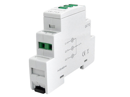 Leuchtmelder 3 Phasen Kontrollleuchte Phasenprüfer grün Signalleuchte F&F LK-713G