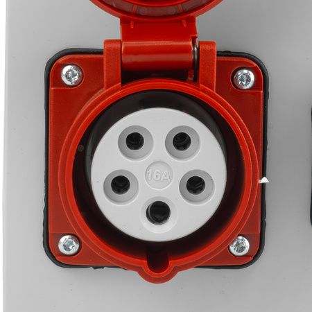 Baustromverteiler Stromverteiler Wandverteiler 1x16A 2x230V Siemens Schutz Komplett DV-5534-D