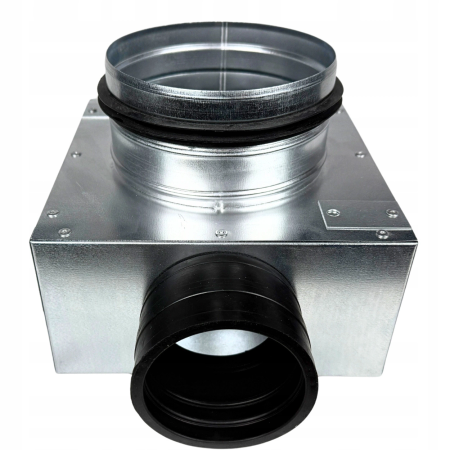 Lüftungsverteiler Verteilerkasten 1x75 Ø125 Wohnraumlüftung Luftverteiler E-KSR-1X75/125-OC-K