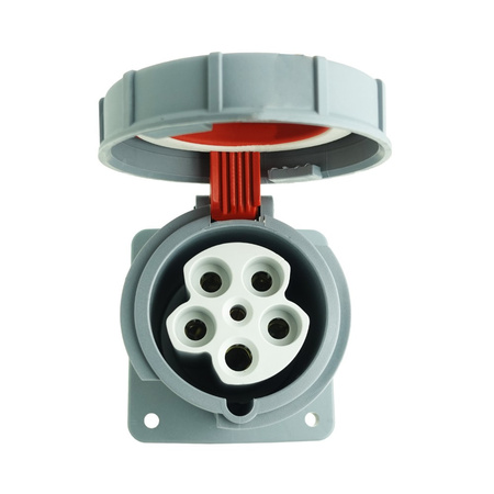 CEE Einbausteckdose gerade 5P 63A 400V IP67 3134-322-1600