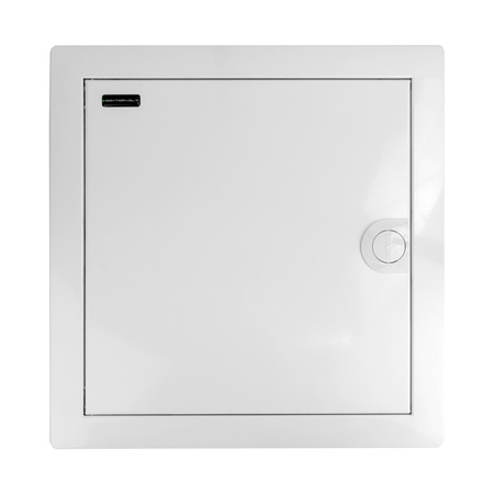 Sicherungskasten Unterputz Verteilerkasten 1-reihig 12 Module 8xMCB 1xRCCB VDE Unterverteilung verdrahtet Verteilerschrank mit Sicherungen 356x348x98mm Hager Hohlwand Verteiler Doktorvolt  DV-6197-PT