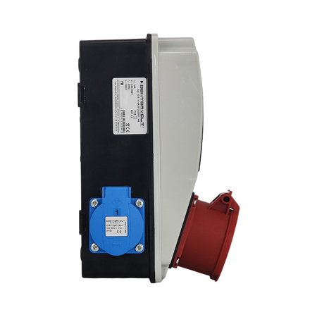 Wandverteiler XS-S 16A 2x230V IP44 Stromverteiler Komplett Verdrahtet Doktorvolt DV-2144-F