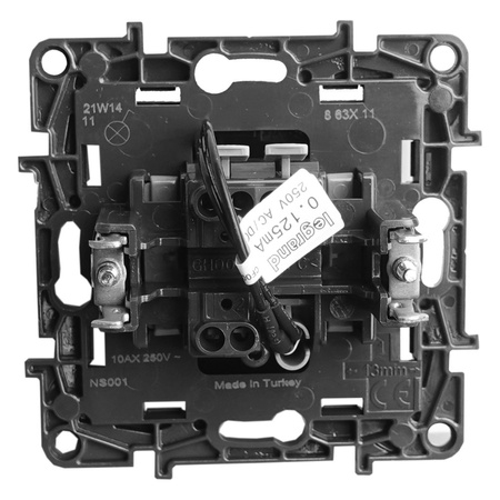 Ein- / Ausschalter beleuchtet 10 AX schwarz Niloe Step 863511