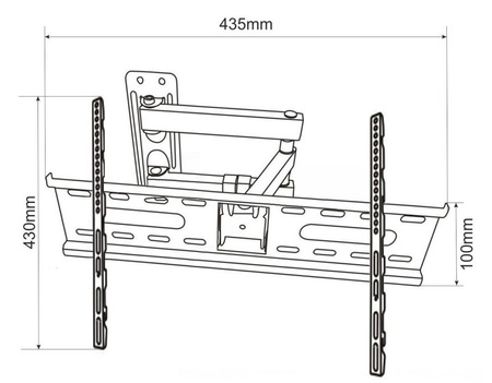TV-Halterung Wandhalterung Fernseher LED/LCD 26-55" 30KG vertikale/horizontale CV-23