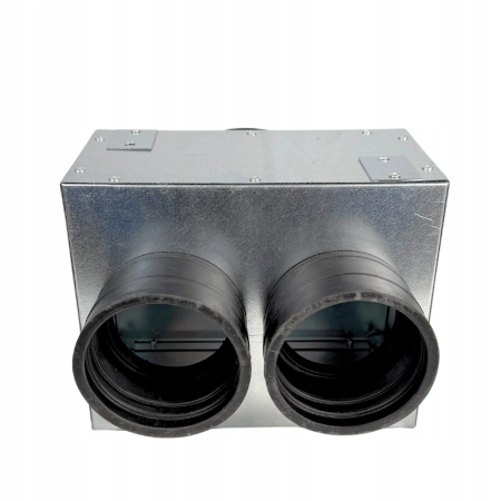 Lüftungsverteiler Verteilerkasten 2x75 Ø125 Wohnraumlüftung Luftverteiler E-KSR-2X75/P-125-OC-K