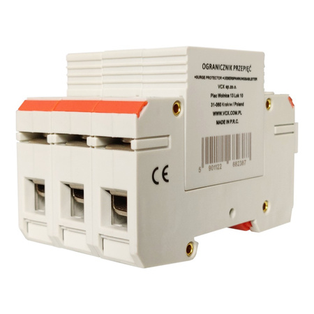 Überspannungsschutz 1000V DC 3P 40kA T2 C Gas Ableiter DC C3P 1000 PV40 GDT