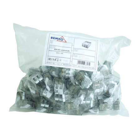 Dosenklemme 4 mm²x2 Verbindungsklemme Bemko 1 Stück 100 Stück 1-E03-P052