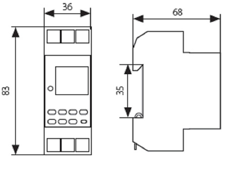 Wochenzeitschaltuhr Digitale Zeitschaltuhr für Hutschienen Zeitschalter TSGE2 A26-TSGE2