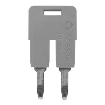 Einlegebrücke Steckbrücke Querverbinder 2-Polig für DS6 Reihenklemmen DGN DFB6-02P-11-00A(H)