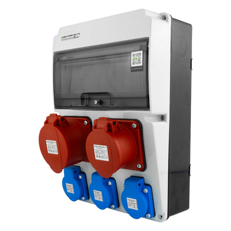 Baustromverteiler JUN 32A/16A/3x230V DOKTORVOLT® DV-6849-F