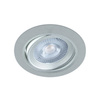 Verstellbare Deckenleuchte MONI LED Pendelleuchte rund 5W 4000K Einbauleuchte silber 03857