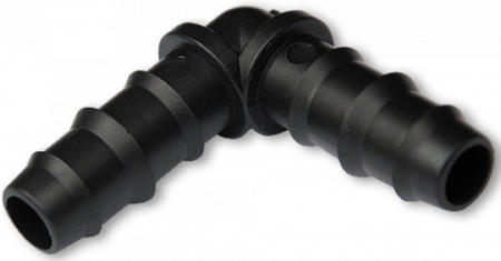 20mm Bogen Steckverbinder 54x54mm Winkel Schlauchverbinder Schlauchanschlschluss Tropfrohr rechtwinklig Bradas DSWA02-20L