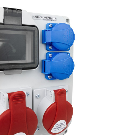 Stromverteiler HL 32A 16A 2x230V Baustromverteiler Doktorvolt DV-5347-D