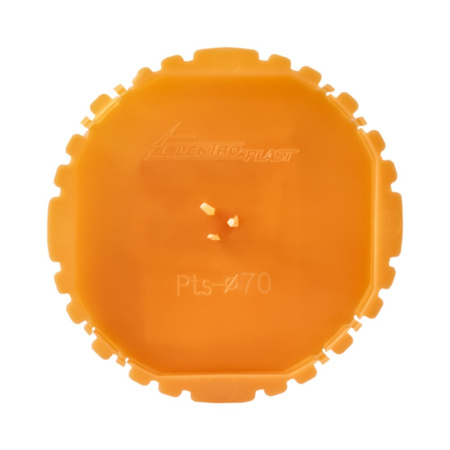 Putzdeckel Signaldeckel 70mm PTs70 rot für Schalterdosen 50 Stück E-P 13.17