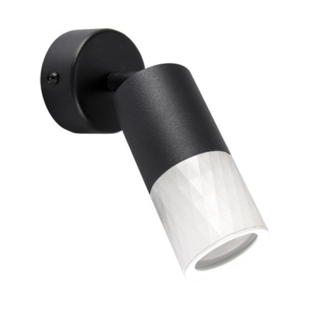 Wandleuchte dekorative Wandlampe schwarz und weiß PIANO 03880