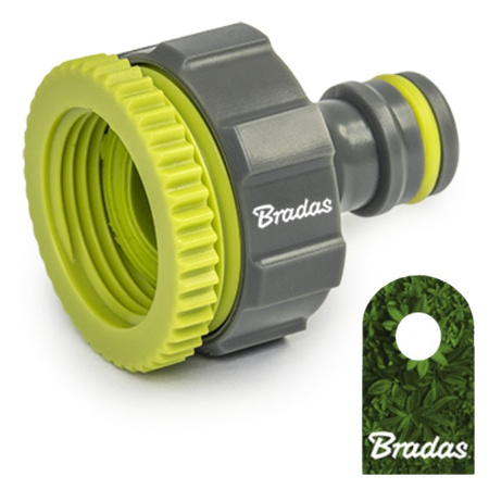 Hahnanschluß Adapter 3/4" zu 1/2" 2 in 1 Hahnstück LIME LINE SOFT BRADAS LE-02198K