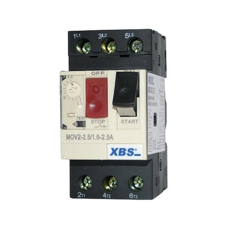Motorschutzschalter Motorschutz MOV 1.6-2.5A MS-Schalter XBS MOV2-2.5