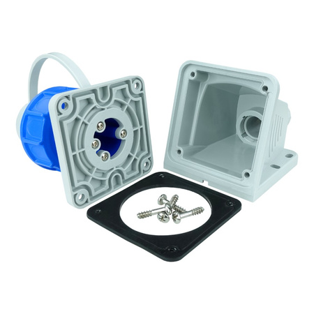 Steckdose Wandsteckdose Hermetisch 16A 2P+E 230V IP68 3101-385-0900