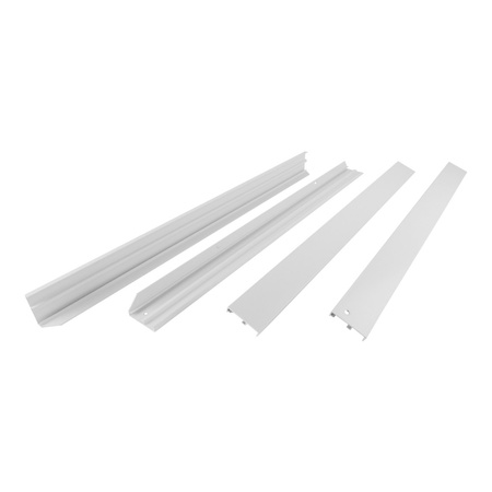 Rahmen für LED Panel KING Aufputz weiß 60x60cm Aufbaurahmen GTV RM-KNG60X60-00