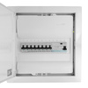 Sicherungskasten Unterputz Verteilerkasten 1-reihig 12 Module 8xMCB 1xRCCB VDE Unterverteilung verdrahtet Verteilerschrank mit Sicherungen 356x348x98mm Hager Hohlwand Verteiler Doktorvolt  DV-6197-PT