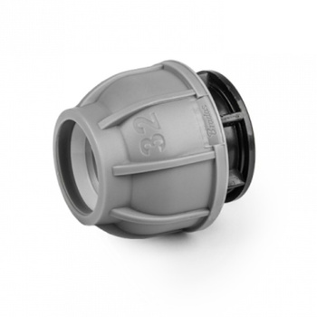 Endkappe für PE Rohre Verschraubung 32mm PN10 BRADAS DSRA10Z32