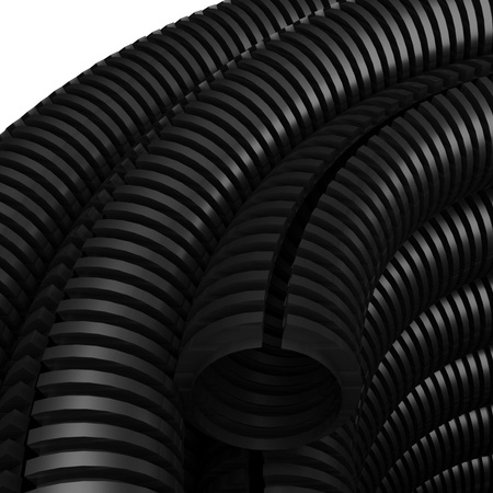 Wellrohr PE geschlitzt 50m ⌀43 Marderschutz 43/36 04.16A