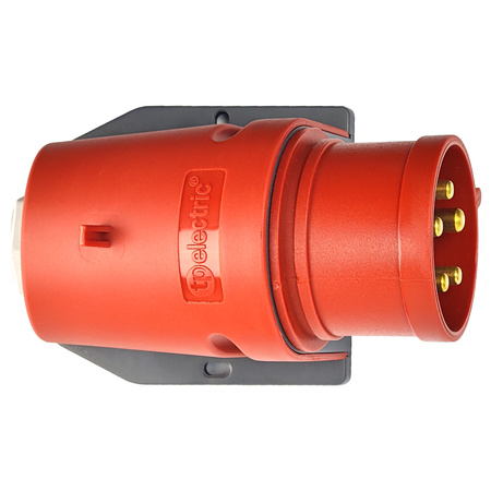 CEE Wandstecker mit Phasenwender Aufputz 5P 32A 400V IP44 3107-352-1600