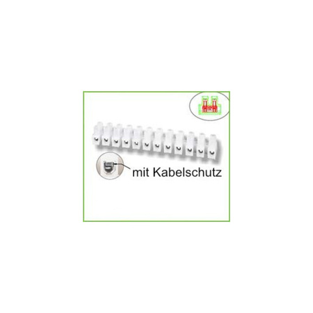 3x Lüsterklemme 4mm2 12P mit Kabelschutz VDE/UL DGN DG10HSWP-1.2-12P-03