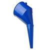 Trichter mit antistatischem Sieb abgewinkelter Einfülltrichter BLUE erleichtert das Einfüllen von Flüssigkeiten BRADAS ES10BL