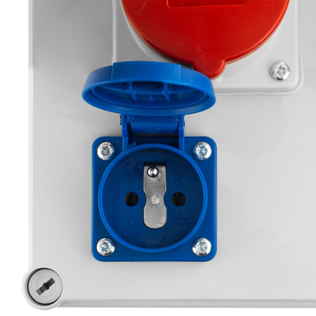 Baustromverteiler FRED 2x16A 2x230V Stromverteiler Mennekes Steckdosen Doktorvolt DV-2336-F