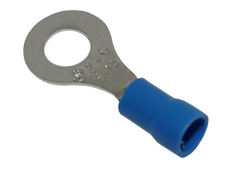 10 Stk Ringkabelschuhe Quetschkabelschuhe Ringösen 6mm blau MSZ 1,5-2,5mm2 MSZ-2,5/6 MSZ-2.5/6