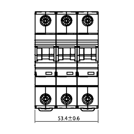Leitungsschutzschalter MCB 10kA 3P 32A VDE B32A LS-Schalter Doktorvolt DV-3431